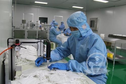 日产医用N95防护口罩3.5万个 榆林首个口罩生产基地投产
